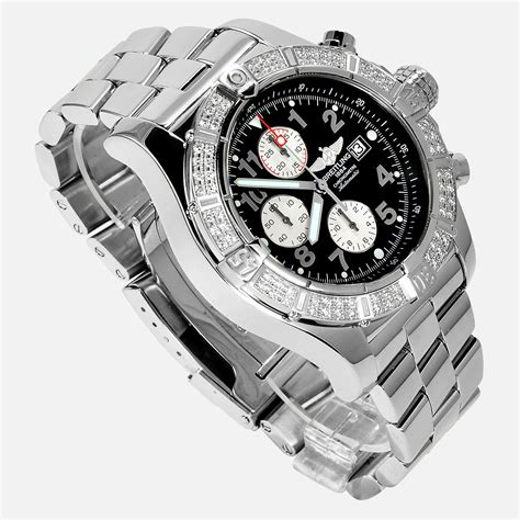 breitling super avenger military limited|breitling super avenger diamond bezel.